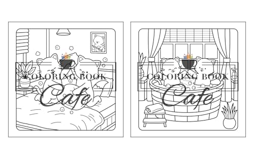 Paws & Hearts: Coloring Book for Adults & Teens Featuring Cozy Love Scenes with Adorable Animal Characters