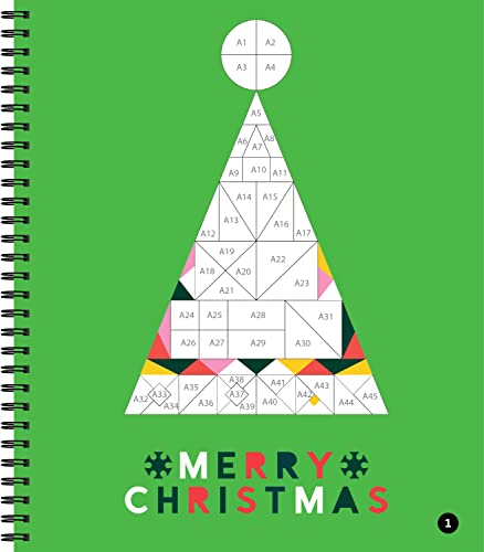 Brain Games - Sticker by Number: Christmas (28 Images to Sticker - Santa Cover - Bind Up)