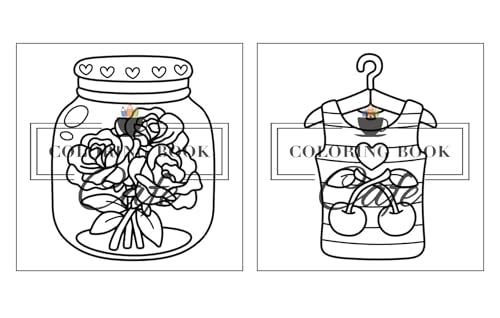 Cozy Love: Cute and Cozy Coloring Book for Adults & Teens with Easy and Bold Hygge-Inspired Designs (Bold and Easy Coloring Books)