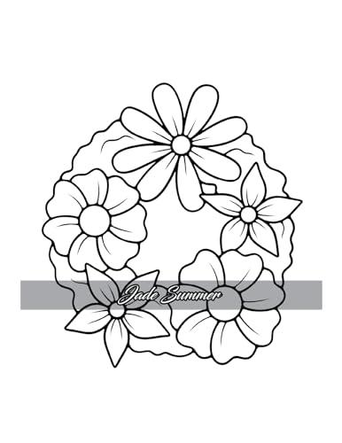 Simple Coloring Book: Easy, Bold, and Large Print Designs for Adults, Teens, Seniors, and Beginners (Easy Coloring Books)