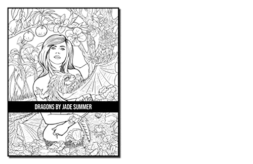 Dragons: An Adult Coloring Book with Mythical Fantasy Creatures and Epic Fantasy Scenes for Dragon Lovers