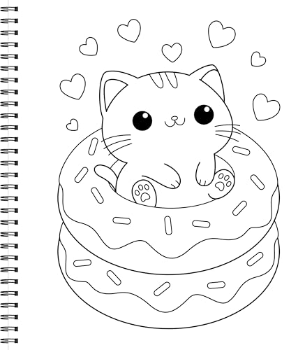 Simple and Sweet Coloring Book: Cute Cats