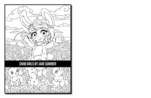 Chibi Girls: An Adult Coloring Book with Adorable Anime Characters, Fun Manga Animals, and Delightful Fantasy Scenes for Relaxation