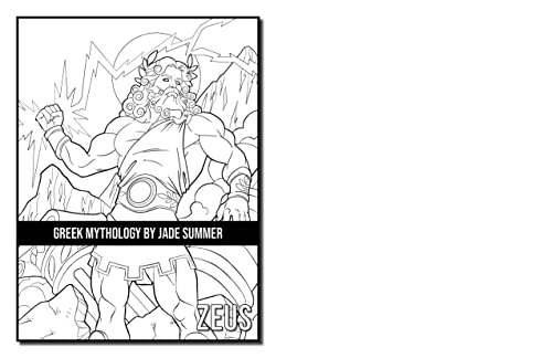 Greek Mythology: A Coloring Book for Adults and Kids with Powerful Gods, Beautiful Goddesses, Mythological Creatures and More!