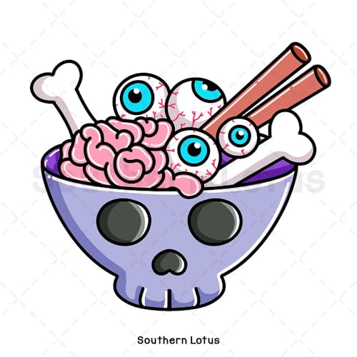 Spooky Food & Drinks: Coloring Book for Adults and Teens Featuring Food, Snacks, Beverages, Sweets and Treats in Cute Spooky Designs, Bold and Easy ... Relaxation (Spooky - Cute - Easy Coloring)