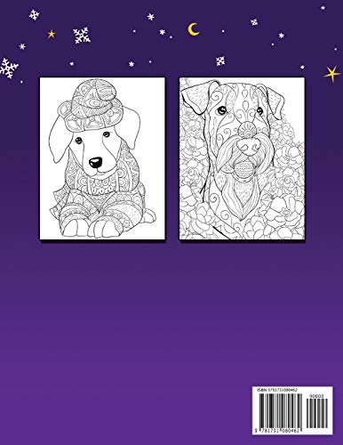 Lovely Dog Coloring Book for Adults: New Collection