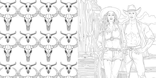 Western Romance Cowboy Coloring