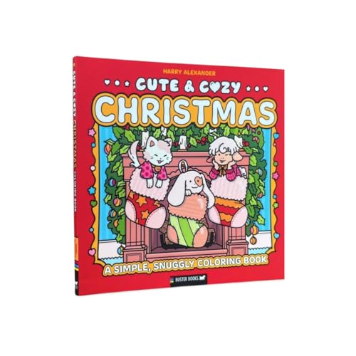Cute & Cozy: Christmas: A Simple, Snuggly Coloring Book