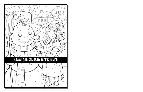 Kawaii Christmas: An Adult Coloring Book with Adorable Girls, Christmas Scenes, Winter Fun, Holiday Adventures, and More!