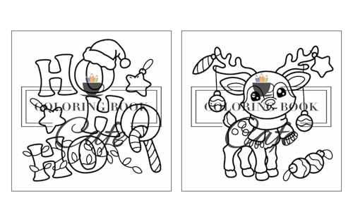 Cozy Christmas: Cute and Cozy Coloring Book for Adults & Teens Featuring Easy and Bold Christmas Designs (Bold and Easy Coloring Books)