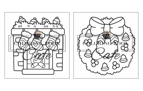 Cozy Christmas: Cute and Cozy Coloring Book for Adults & Teens Featuring Easy and Bold Christmas Designs (Bold and Easy Coloring Books)