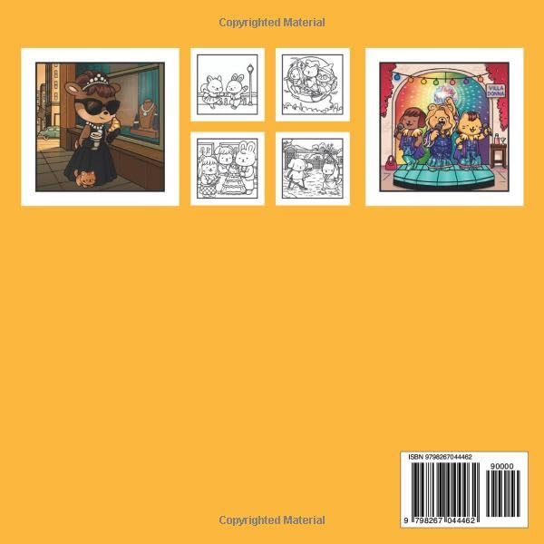 Cozy Blockbusters: Cute & Comfy Coloring Book of Fuzzy Animal Friends in Iconic Movie Scenes – 40 Whimsical Hand-Drawn Pages for Relaxation and Stress Relief, Perfect for Adults and Cinephiles