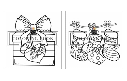 Cozy Christmas: Cute and Cozy Coloring Book for Adults & Teens Featuring Easy and Bold Christmas Designs (Bold and Easy Coloring Books)