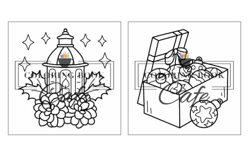 Cozy Christmas: Cute and Cozy Coloring Book for Adults & Teens Featuring Easy and Bold Christmas Designs (Bold and Easy Coloring Books)