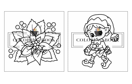 Cozy Christmas: Cute and Cozy Coloring Book for Adults & Teens Featuring Easy and Bold Christmas Designs (Bold and Easy Coloring Books)