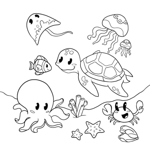 Mermaid Coloring Book: For Kids Ages 4-8, 9-12