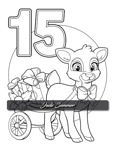 Christmas Countdown: An Advent Calendar Coloring Book with Easy Designs and Cute Scenes to Celebrate the Holiday Season (Christmas Coloring Books)
