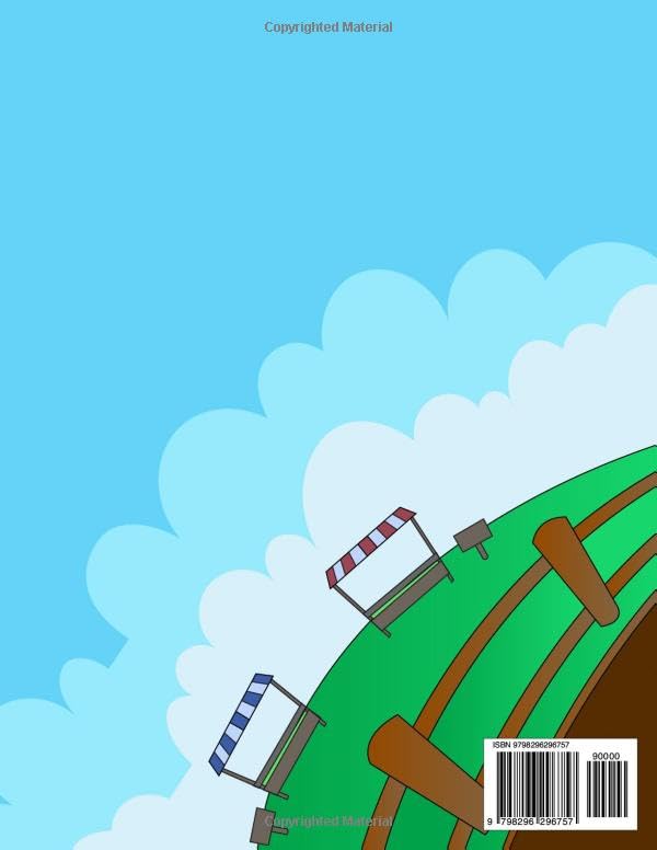 Color A Garden: Gaming Coloring Activity Book for Kids Ages 4, 5, 6, 7, 8, 9, 10, 11, 12 and up! Fun and Easy Coloring Pages