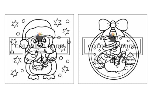 Cozy Christmas: Cute and Cozy Coloring Book for Adults & Teens Featuring Easy and Bold Christmas Designs (Bold and Easy Coloring Books)