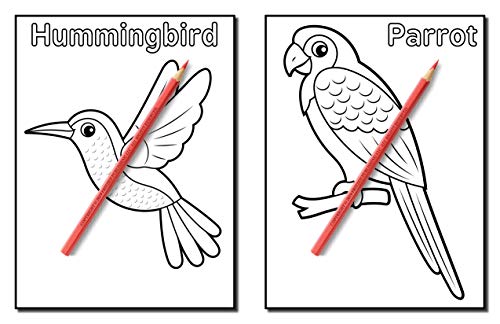 Animals for Toddlers: A Toddler Coloring Book with Fun, Simple, and Educational Coloring Pages for Kids Ages 1-3