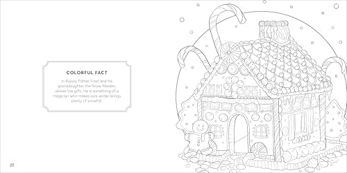 Color Christmas Bright: A Very Merry Coloring Book for Adults