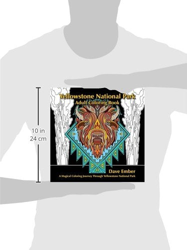Yellowstone National Park, Adult Coloring Book