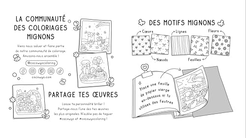 Adorable petit monde - Coco wyo - Livre de coloriage Cozy cuties - Cosy colo