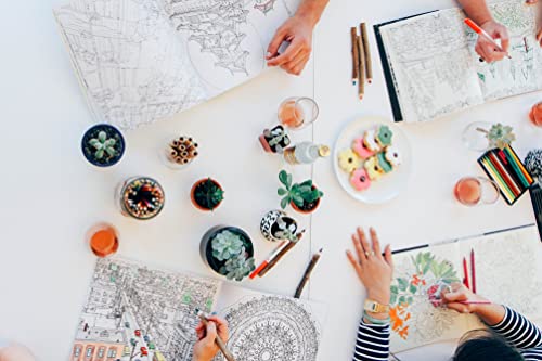 Fantastic Cities: A Coloring Book of Amazing Places Real and Imagined