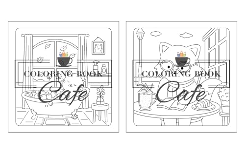 Comfy Autumn: Coloring Book for Adults & Teens Featuring Autumn Hygge Scenes with Super Cute Animal Characters for Stress Relief and Relaxation (Cute and Comfy Coloring Books)