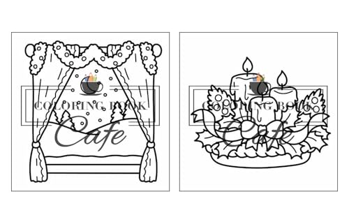 Cozy Christmas: Cute and Cozy Coloring Book for Adults & Teens Featuring Easy and Bold Christmas Designs (Bold and Easy Coloring Books)