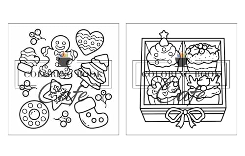 Cozy Christmas: Cute and Cozy Coloring Book for Adults & Teens Featuring Easy and Bold Christmas Designs (Bold and Easy Coloring Books)