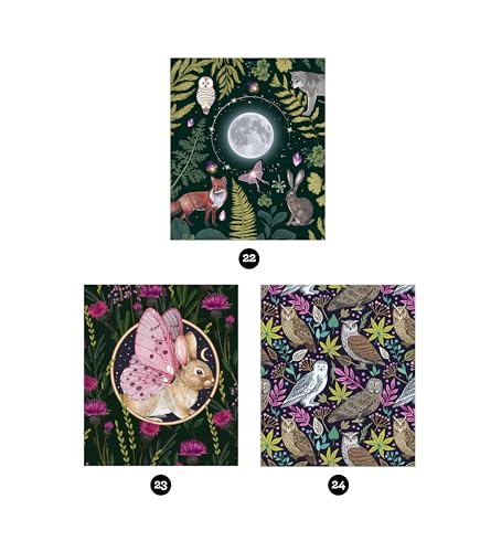 Brain Games - Sticker by Number: Enchanted Forest (24 Images to Sticker): Includes 2 Foil Sticker Sheets to Complete Each Image!