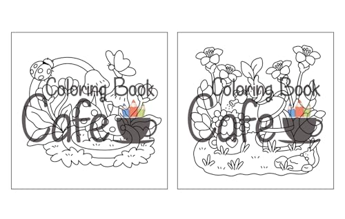 Tiny Gardens: Cute & Comfy Coloring Book for Adults and Teens Featuring Adorable Garden Scenes (Cute and Comfy Coloring Books)