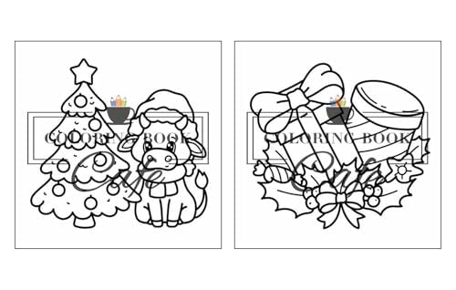 Cozy Christmas: Cute and Cozy Coloring Book for Adults & Teens Featuring Easy and Bold Christmas Designs (Bold and Easy Coloring Books)