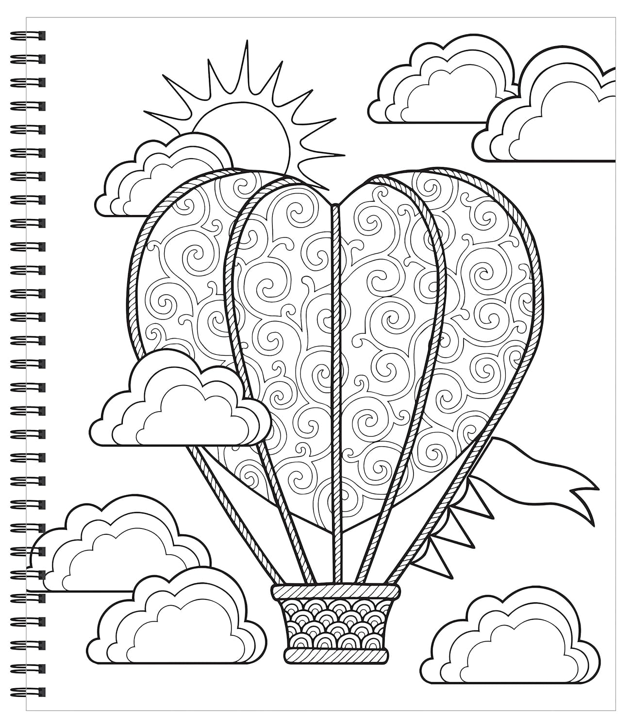 Large Print Easy Color & Frame - Stress Free (Adult Coloring Book)