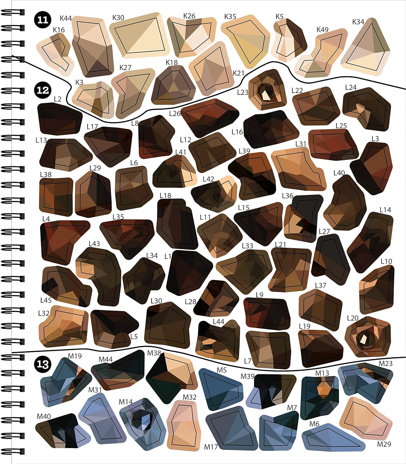 Brain Games - Sticker by Number: Puppies (14 Images to Sticker)