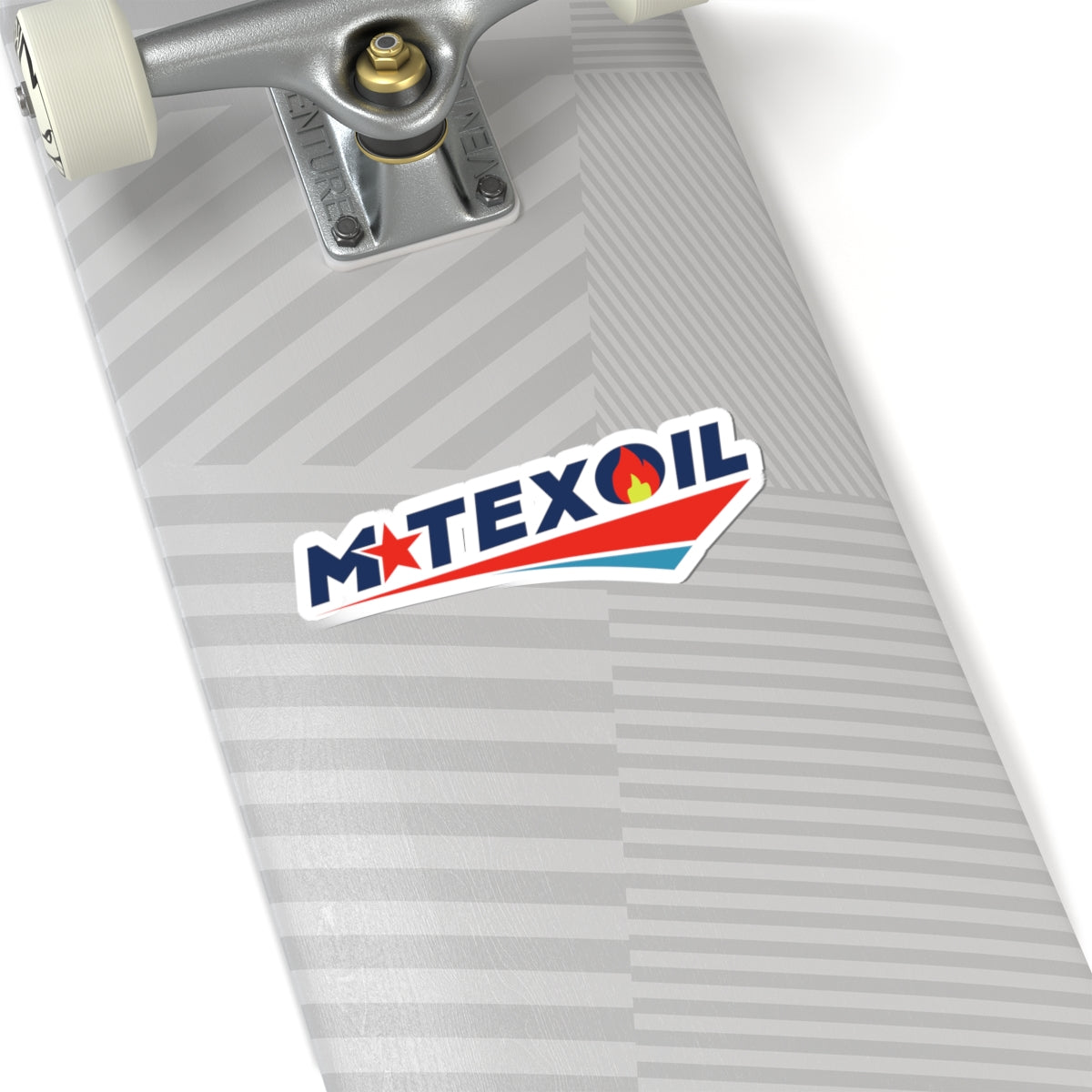 M-TexOil Logo Sticker, Glossy Kiss-Cut Vinyl Decal, 4 Sizes