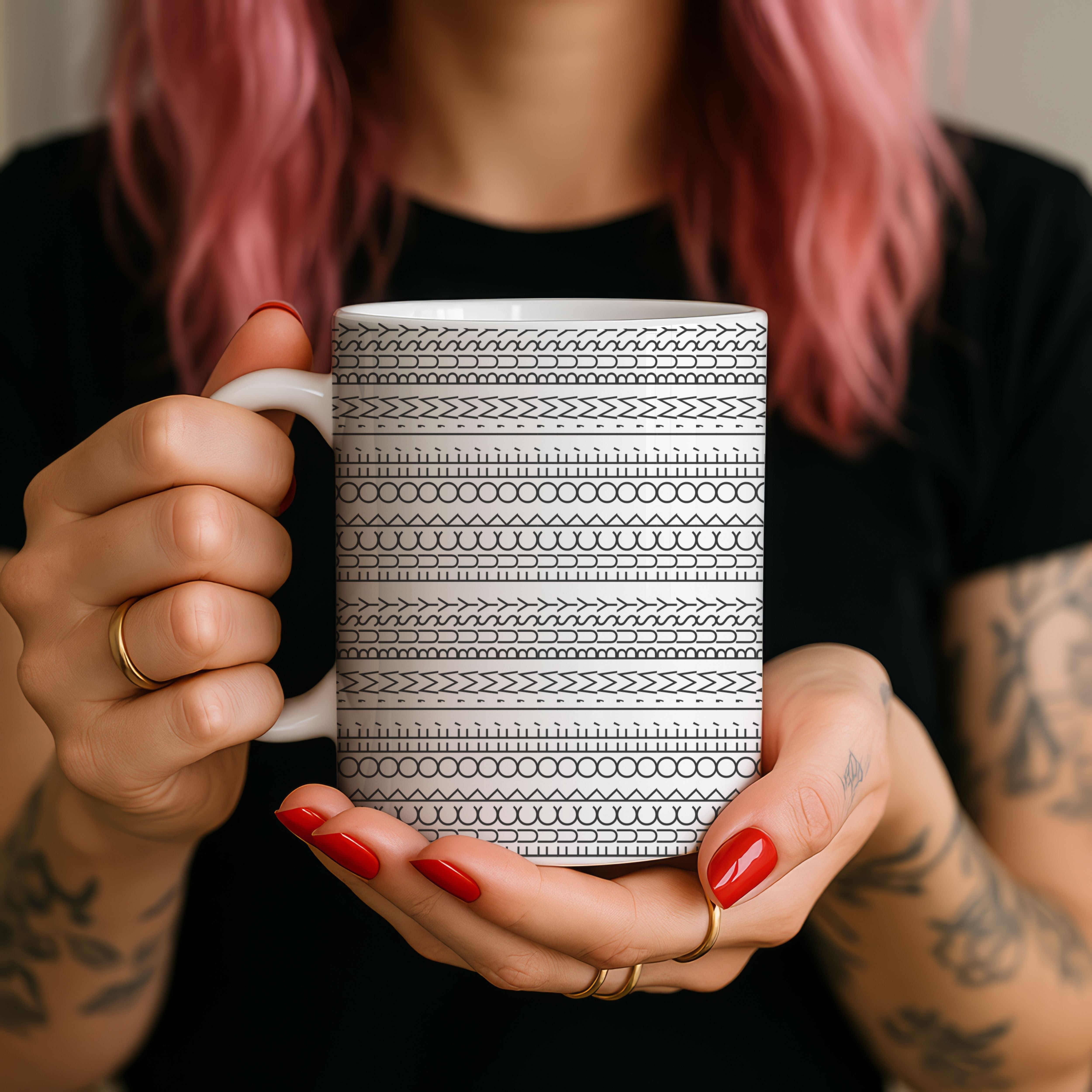 Hidden Swear Message Mug, Funny Hidden Message Coffee Mug, 11oz or 15oz White Ceramic Cup