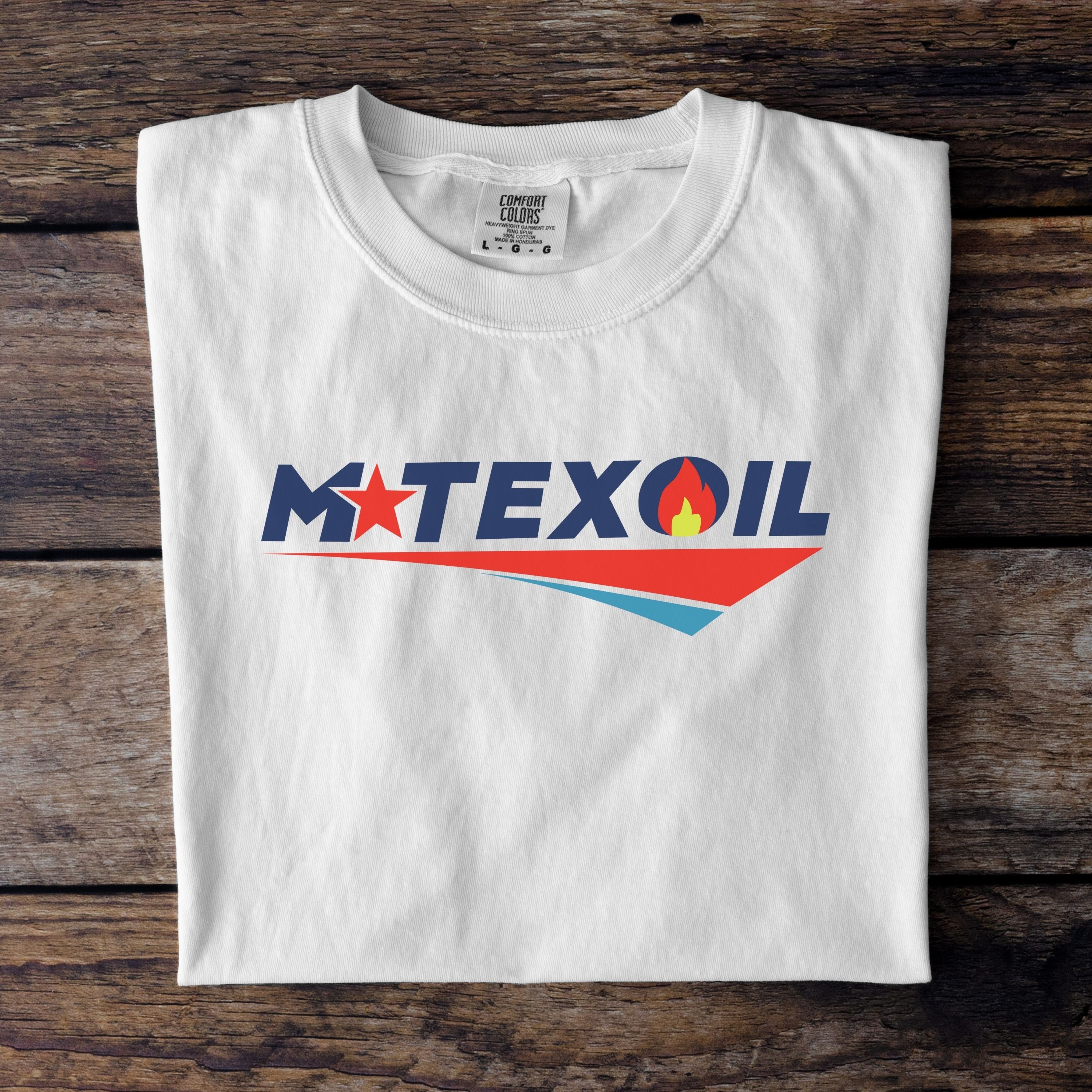 MTEX Oil Shirt, Comfort Colors 1717 Oilfield Style T Shirt