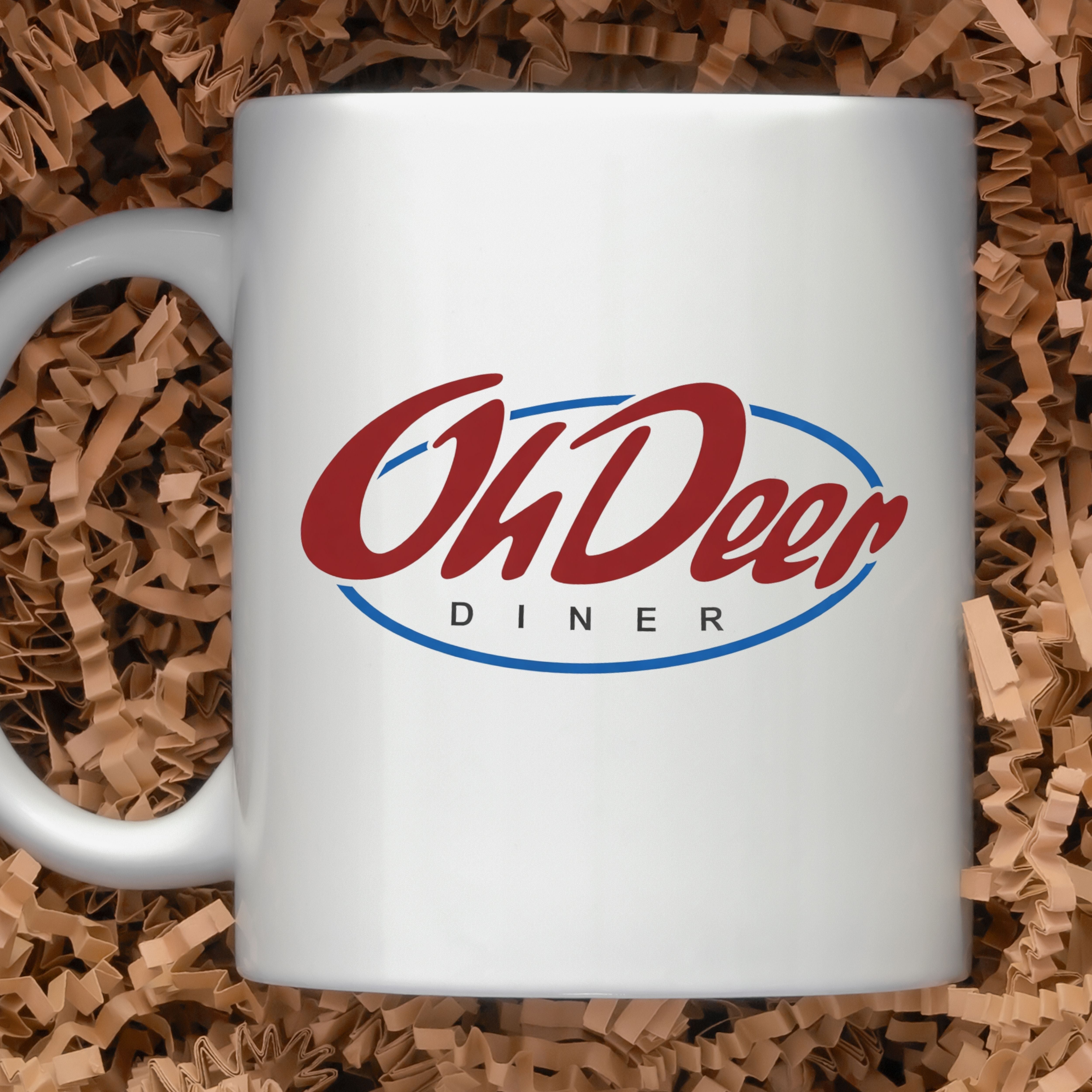 Oh Deer Diner Mug, Video Game Inspired Coffee Mug