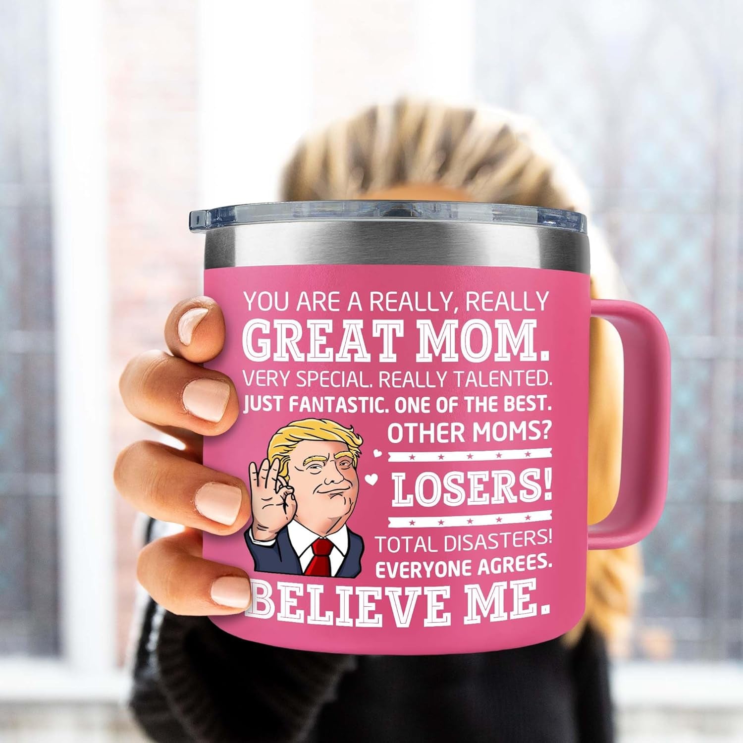 Mothers Day Mug for Mom - Mom Gifts - Mom Tumbler Mug 14 OZ - You Are a Really Really Great Mom - Gift for Women - Christmas, Birthday Gift for Mom, Mother from Daughter, Son, Husband