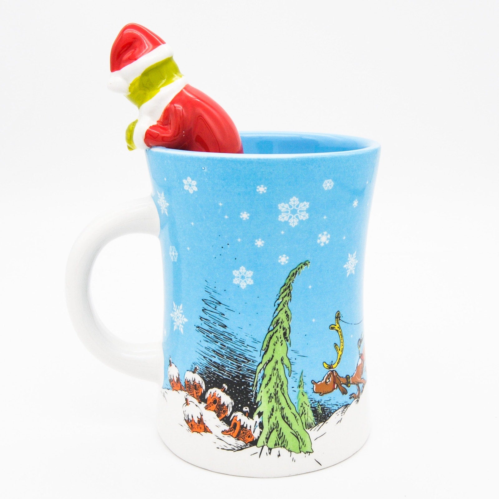 Grinchmas Christmas Figurine Mug, How The Grinch Stole Christmas 12oz Ceramic Coffee Cup Gift, New