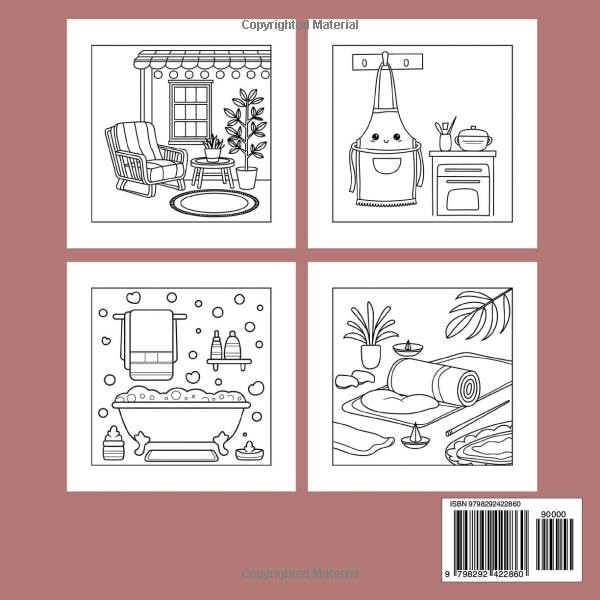 Hygge Place Bold and Easy Coloring Book: A Cozy Collection of Relaxing Homey Scenes for Calm, Comfort, and Creativity for Adults and Teens