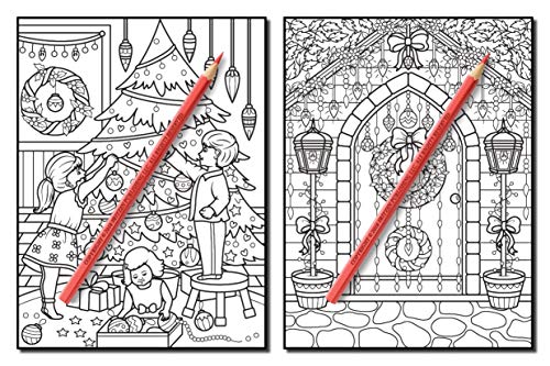Christmas Coloring Book: An Adult Coloring Book with Fun, Easy, and Relaxing Designs (Volume 2)
