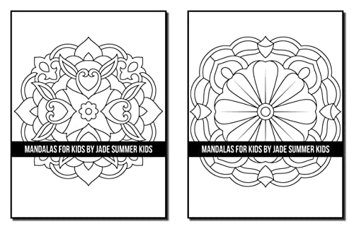 Mandala Coloring Book: For Kids with Fun, Easy, and Relaxing Mandalas for Boys and Girls