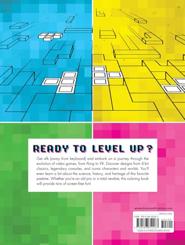 The History of Video Games: A Coloring Book (Dover Kids Coloring Books)