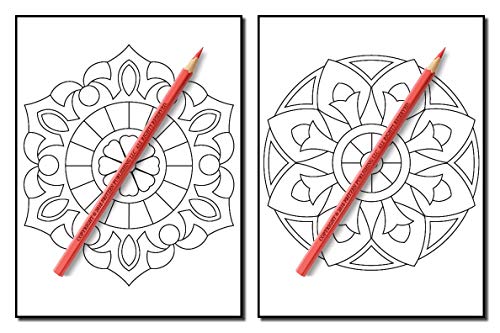 Mandalas for Beginners: An Adult Coloring Book with Fun, Easy, and Relaxing Coloring Pages (Easy Coloring Books)