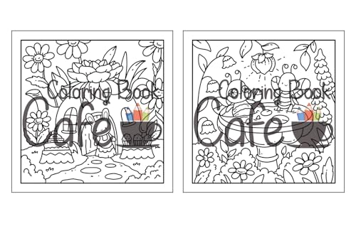 Garden Cuties: Cute and Comfy Coloring Book for Adults and Teens Featuring Adorable Critters in Cozy Garden Scenes (Cute and Comfy Coloring Books)