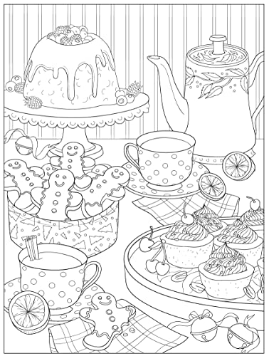 Creative Haven Cozy Christmas Coloring Book (Adult Coloring Books: Christmas)