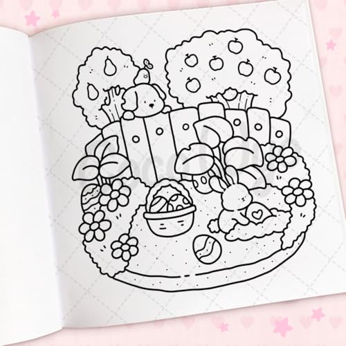 Cozy Cuties: Coloring Book for Adults and Kids (Cozy Spaces Coloring)